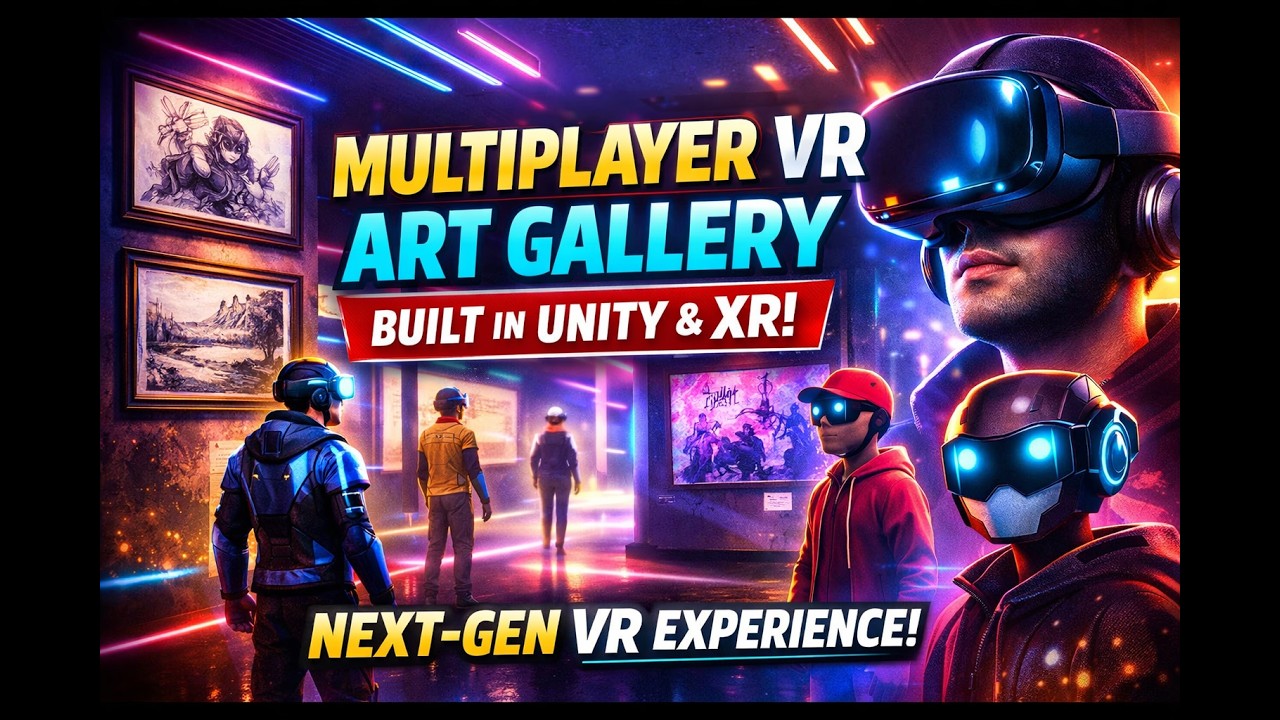 Inside My Multiplayer VR Art Gallery | Showcase of My Hand-Drawn Art in ...