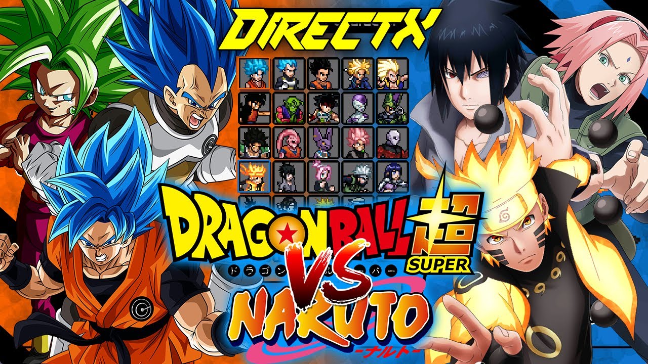 Mugen screenpack dragon ball vs naruto (DirectX) - BiliBili