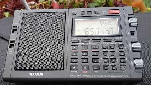 NMN Chesapeake Virginia Marine weather broadcast 6501 kHz USB Tecsun PL-990x Telescopic antenna