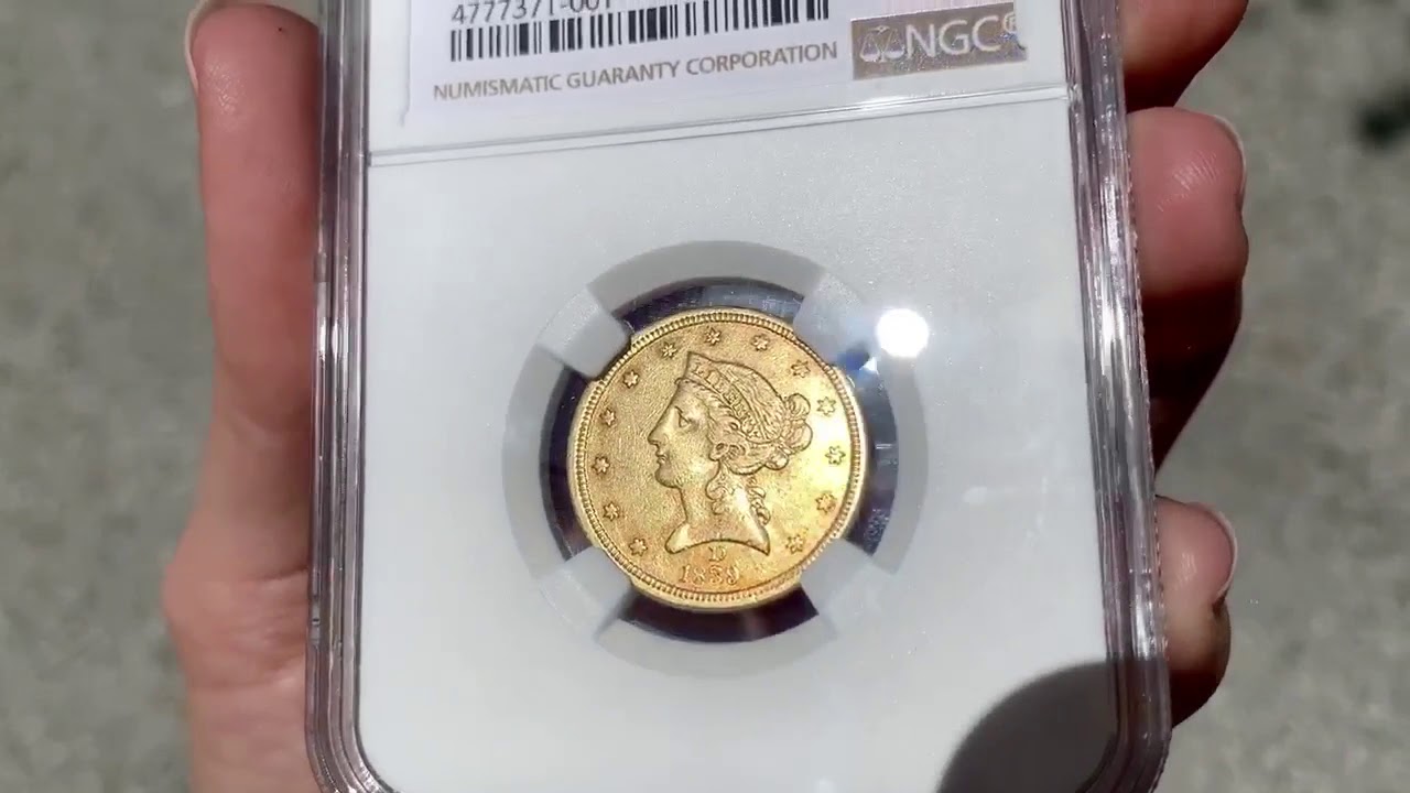 1839-D Half Eagle NGC XF45 Liberty Head $5
