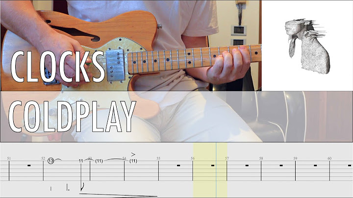 Clocks Guitar version - Guitar performance video thumbnail
