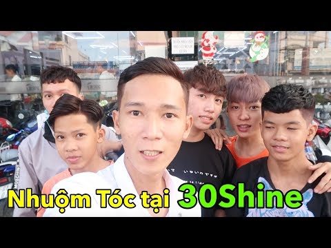 Lâm Vlog - Thử Dẫn Cả Đám Đi Cắt Tóc Nhuộm Tóc Tại 30Shine và Cái Kết