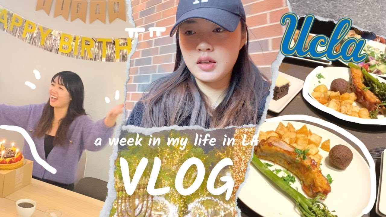 LA VLOG 🥡 dinner at UCLA dining hall