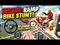 Franklin &amp; Shinchan Attempt Insane Ramp Bike Stunt 🚴‍♂️🔥 | Splendor Challenge!