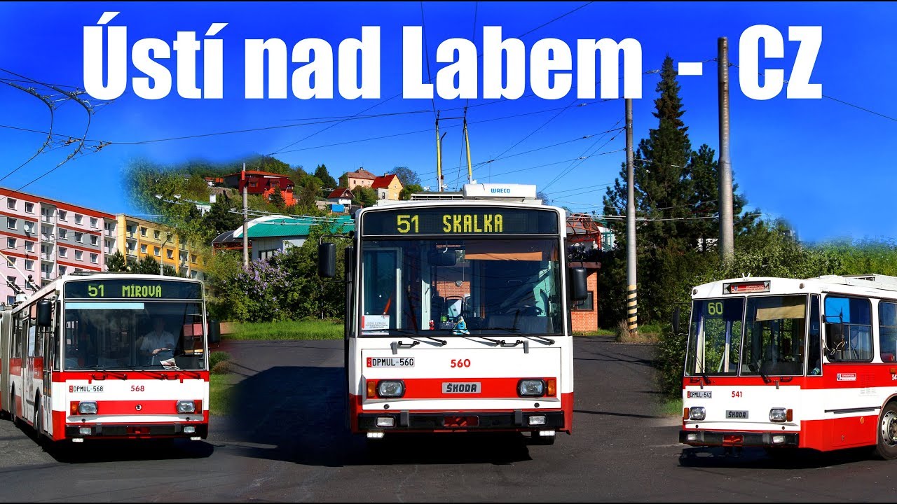 ÚSTÍ NAD LABEM  TROLLEYBUS  (2018)