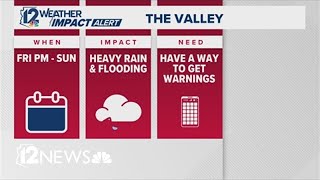 Moisture from Tropical Storm Priscilla is expected to bring rain to Arizona