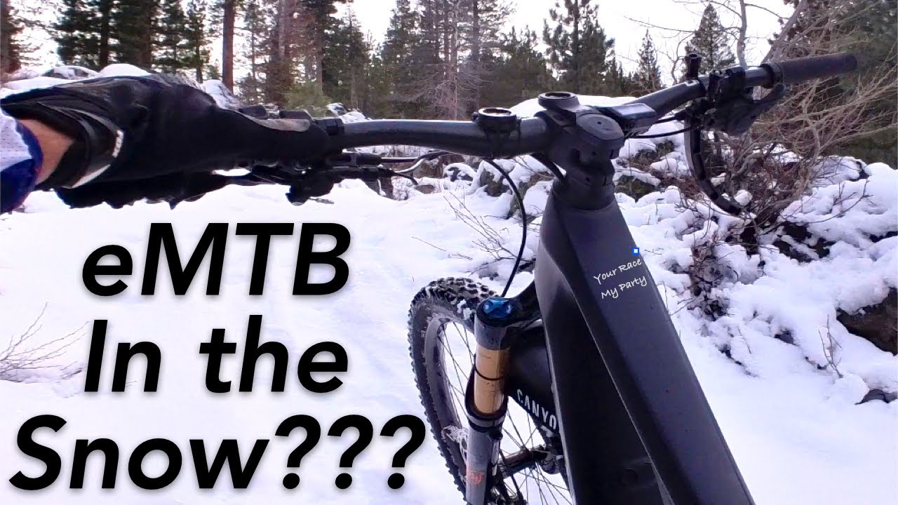 Testing the WTB Vigilante and Judge Tires with an eMtb in the Snow