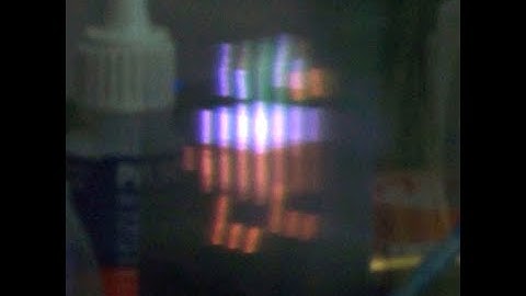 Vibrating led Array - 3d hologram (duck) early prototype