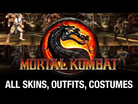 Mortal Kombat 9: All Skins / Outfits / Costumes
