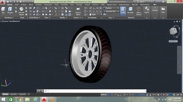 How to Design car wheel in Autocad !! Autocad (हिन्दी) tutorial