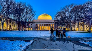 Self-guided winter walking tour of Mit'S caMpuS | 4K HDR screenshot 4