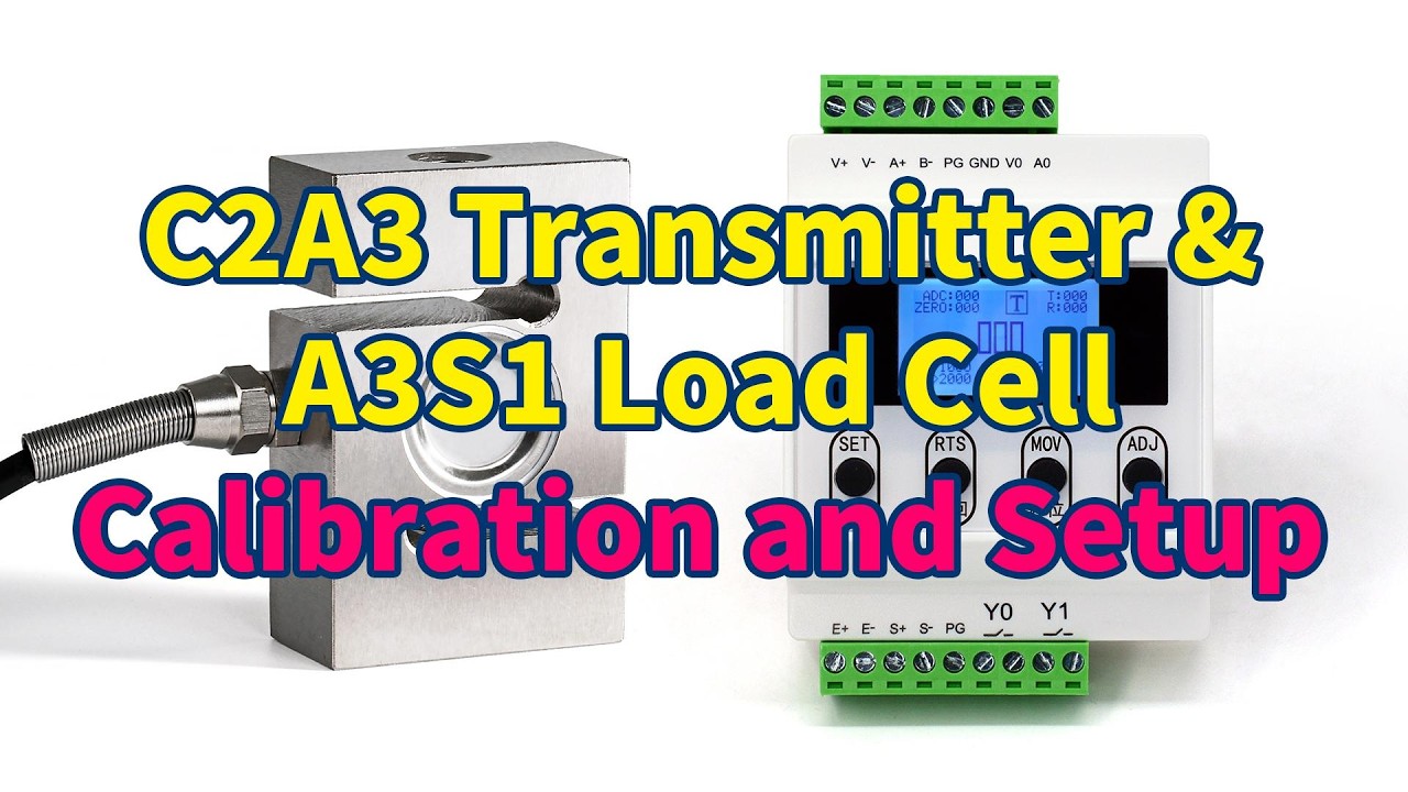 ST Indicator +A3S1 Load Cell Calibration and Setup Tutorial - YouTube
