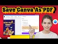 How To Save Canva As PDF | Complete Step-by-Step Guide (2025)