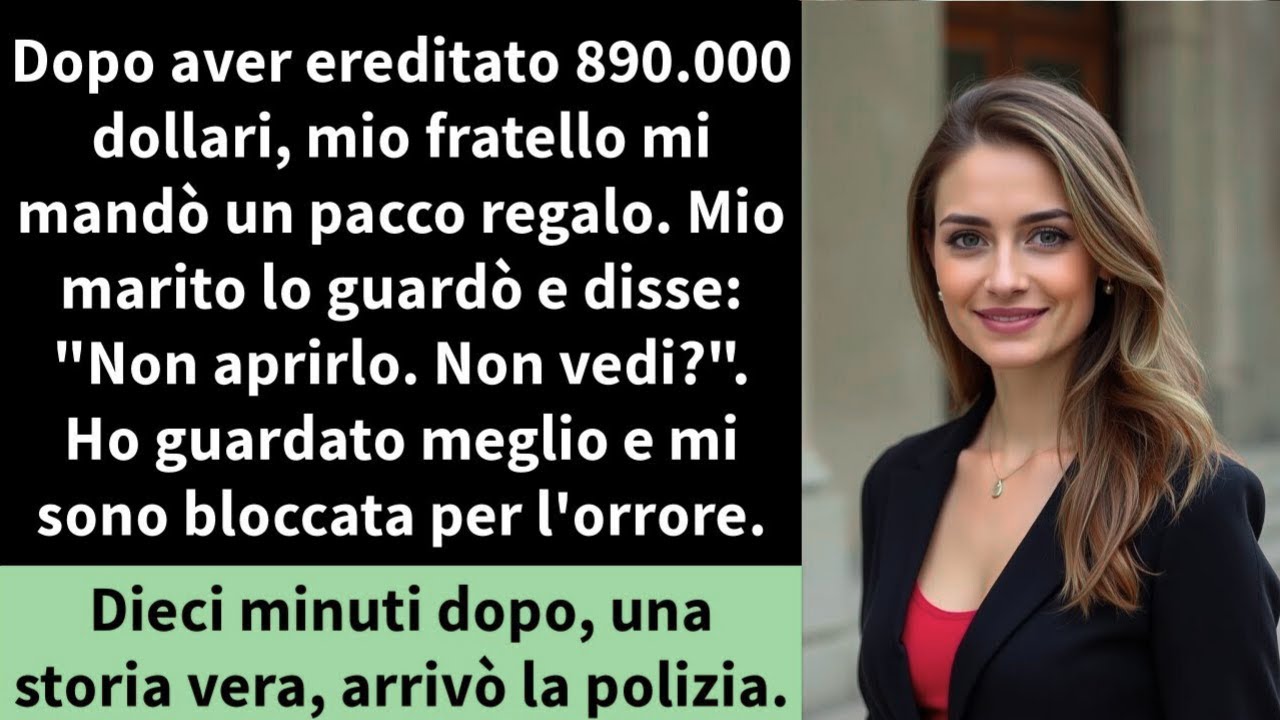 Dopo aver ereditato 890 000 dollari, mio fratello mi ha mandato un pacco regalo