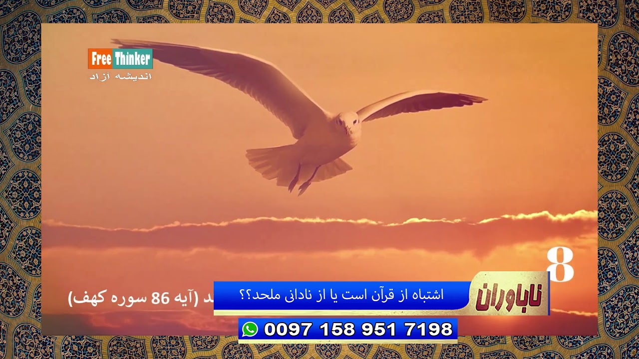 ناباوران: اشتباه از قرآن است یا از نادانی ملحد؟؟