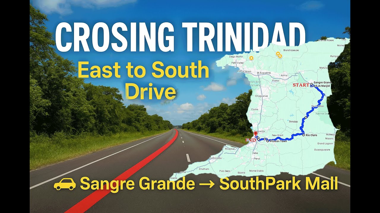 Crazy 4-HOURs Driving Alone: Would You Do This Trinidad Diagonal? Sangre Grande to Tarouba !!