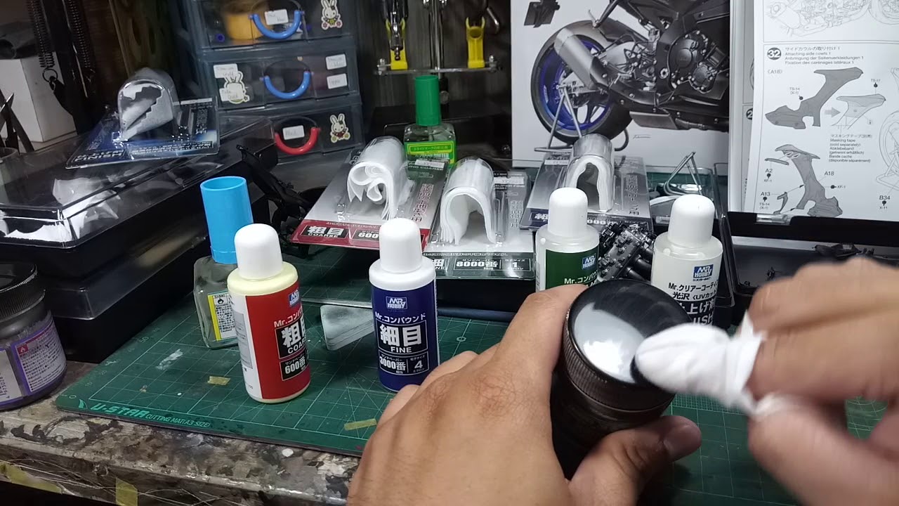 Dung dịch đánh bóng Mr.Hobby R189 Compound Fine - YouTube