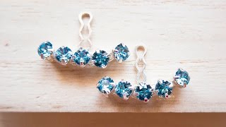 How To: Adjustable Ear Jacket Earrings, Part One. Wire Wrapped Jewelry