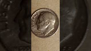 1965 Dime P Filled mint mark