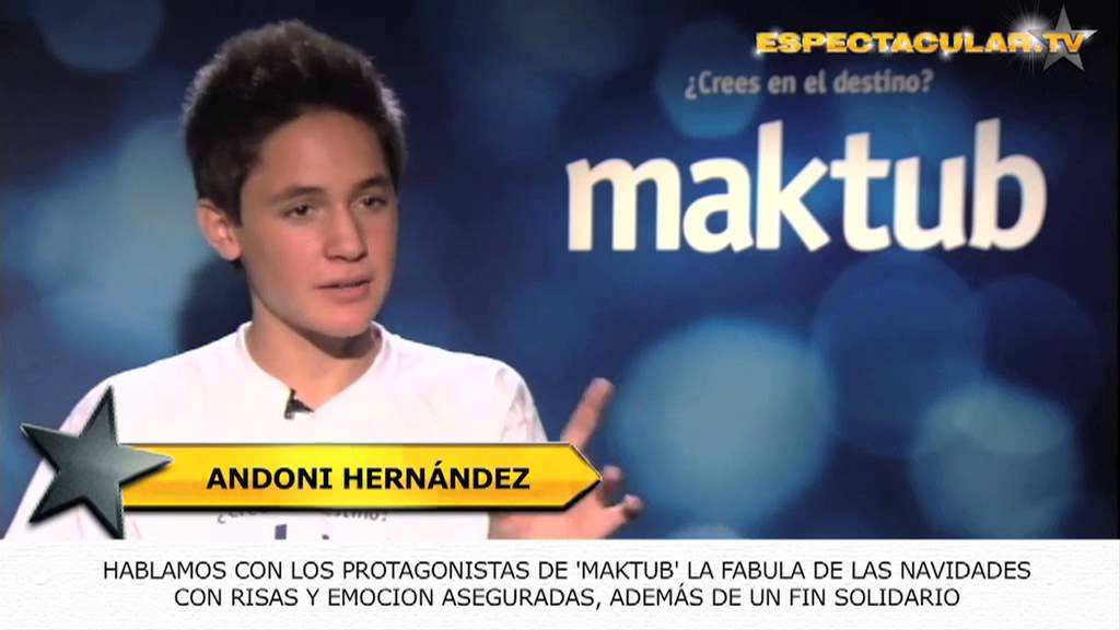Entrevista a los actores de 'Maktub'.