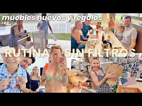 🇺🇸 Compras de DECORACIÓN y montando MUEBLES NUEVOS + Elaia me sorprende con REGALOS 🎁 VLOG