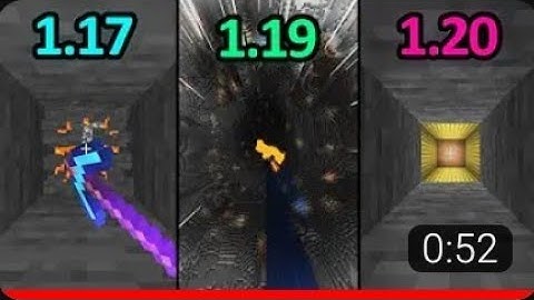 Digging Straight Down in 1.17 vs 1.19 vs 1.20