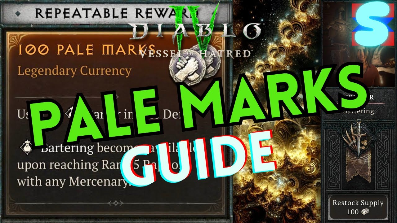 Pale Marks Guide \\ Diablo 4 Vessel of Hatred