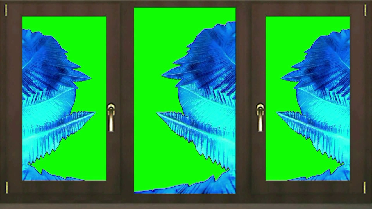 free green screen patterns on glass (замерзшее стекло) - YouTube
