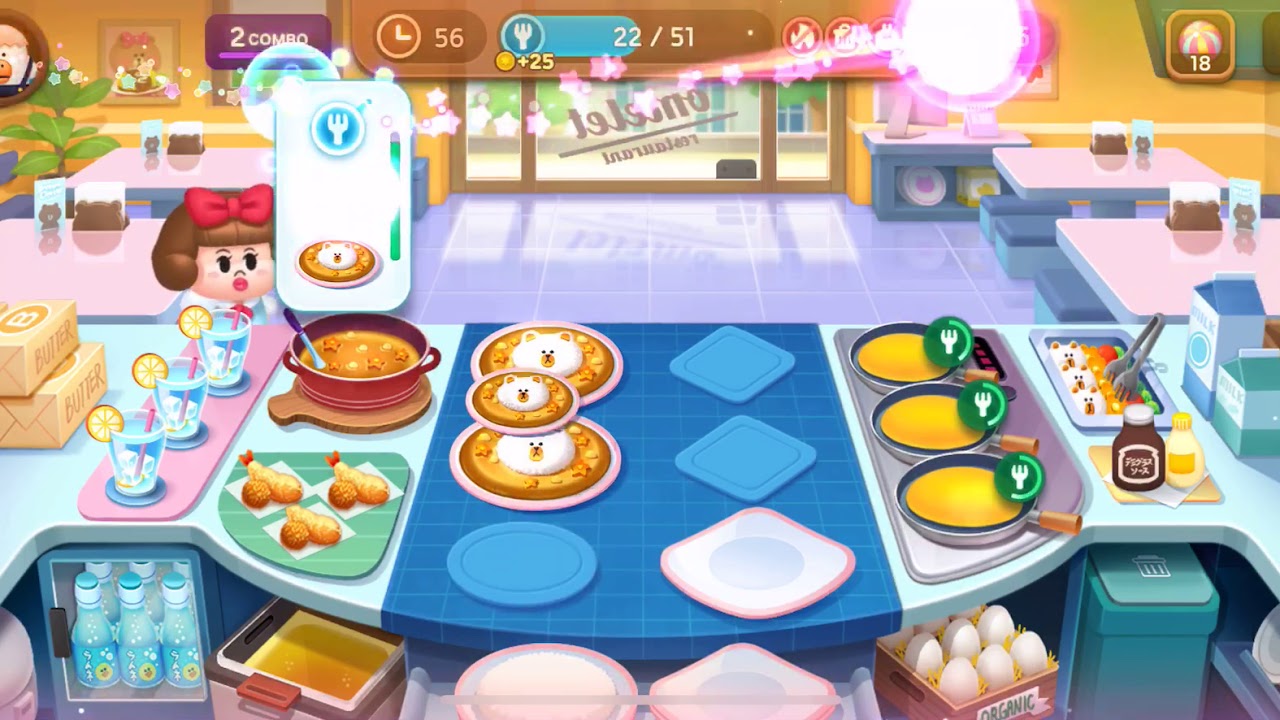 [Gameplay] Line Chef：Mr. Omelet 36-3 gameplay fliz movies
