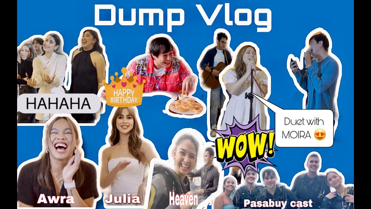 DUMP VLOG JULIA'S BIRTHDAY AND DUET WITH MOIRA + PASABUY CAST | MJ Cayabyab Vlog