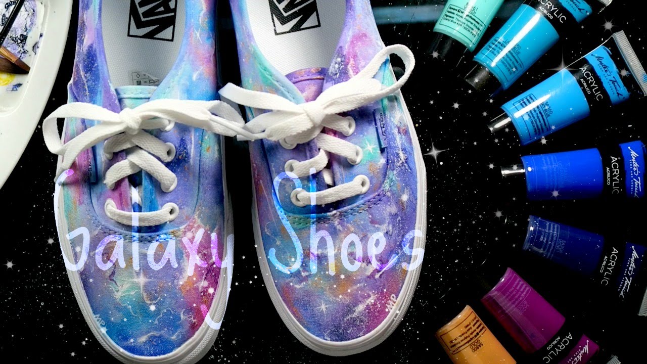 galaxy painted vans