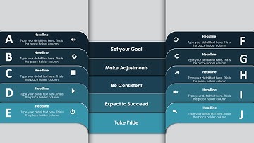 Create 10 Step infographic slide in PowerPoint/ Graphic Design/free PPT