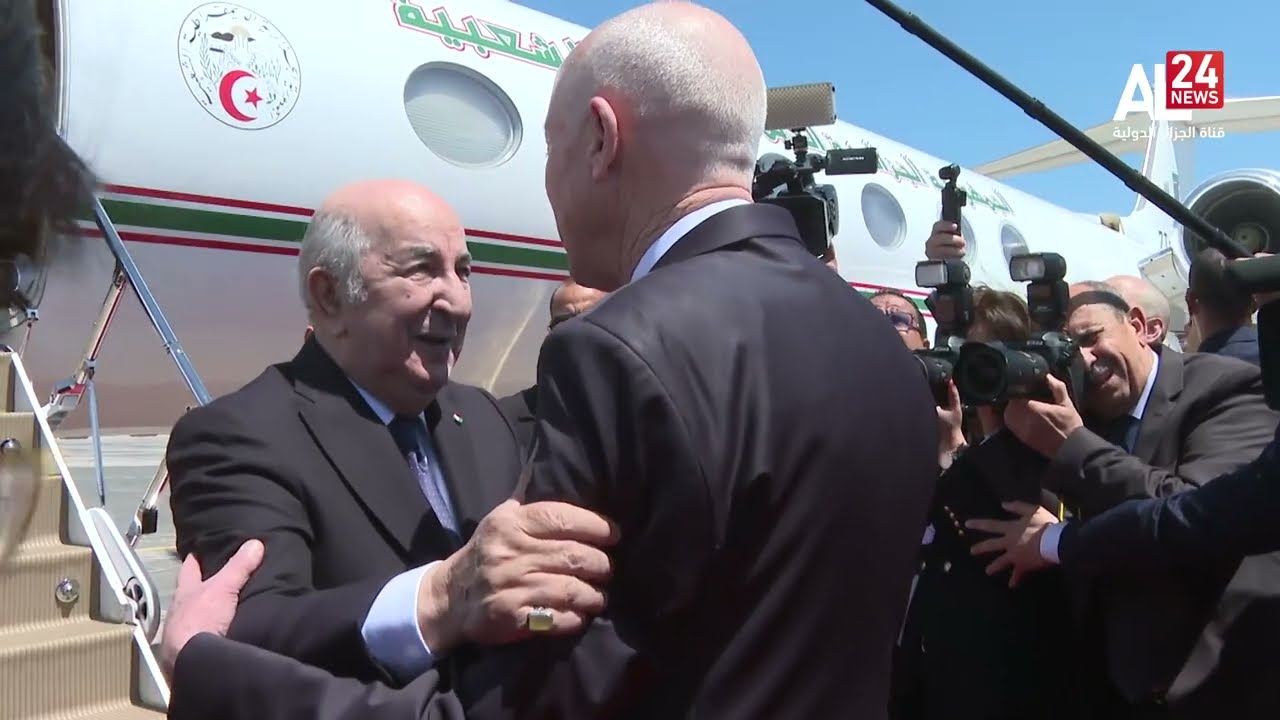 الرئيس الجزائري عبد المجيد تبون يصل إلى تونس للمشاركة في الاجتماع التشاوري الأول