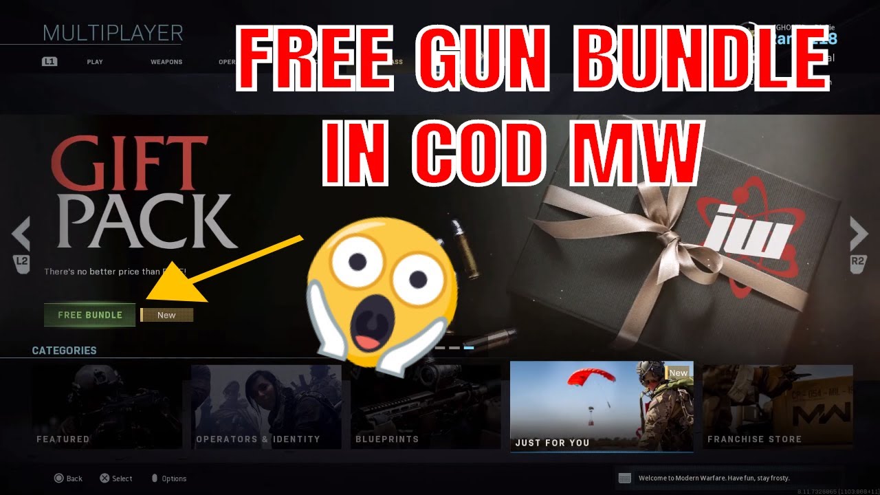 Cod Mw Free Gun Bundle Mp5 Skin With Icon Get This Now Before Its Gone Youtube