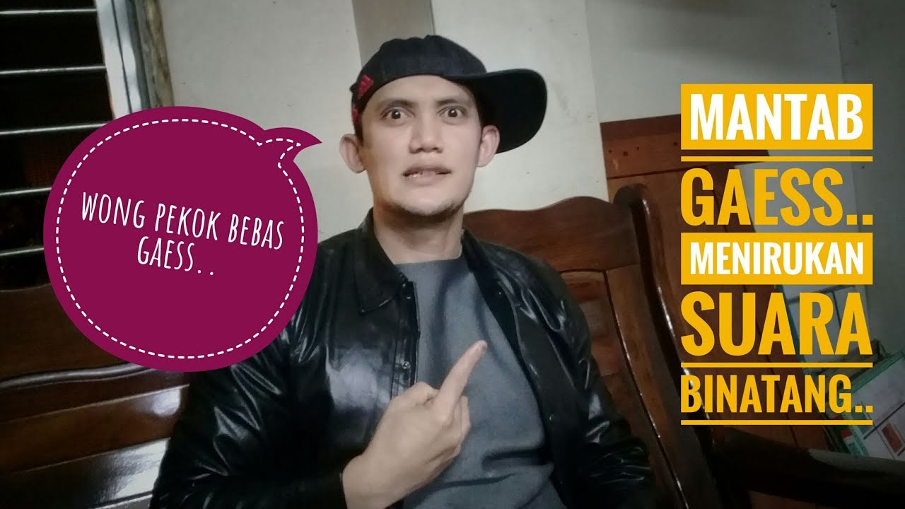 Cara menirukan suara  binatang  dg cepat YouTube