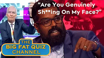Romesh Ranganathan's 'Baby Got Back' Crash Out | Big Fat Quiz of Everything