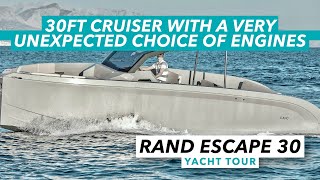 30ft cruiser with a very unexpected choice of engines