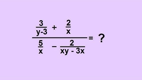 Algebra - Complex Fractions (4 of 6)