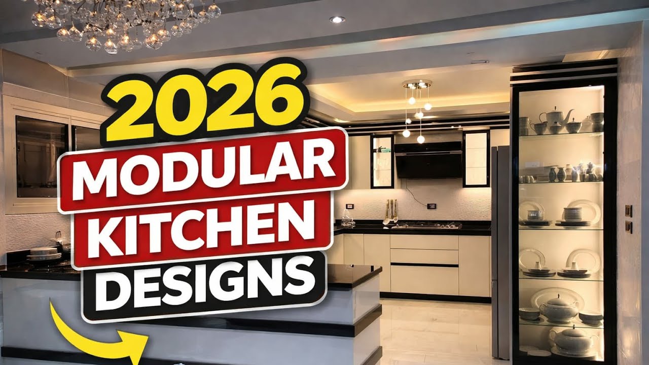 Futuristic Modular Kitchens 2026 | Smart Storage & Sleek Designs2026 Modular Kitchen Design IIdea