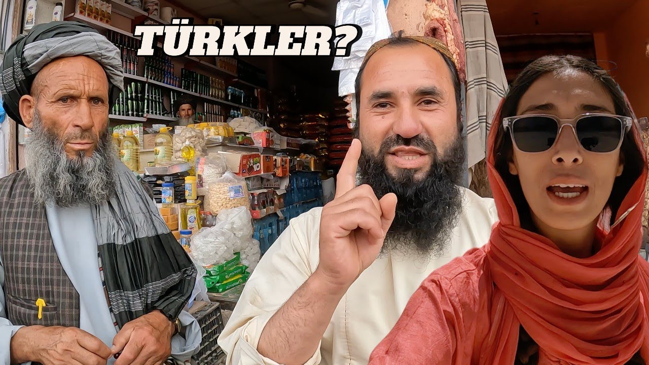 Türkmen Kızlarla Çarşı Pazar Gezmesi! Afganistan Sokak Lezzetleri-Meymene