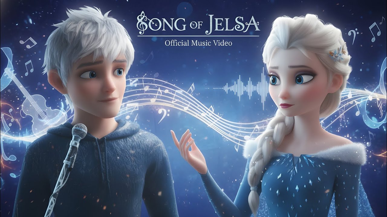 Elsa and jack frost High feeling song video 🥰