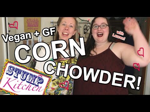 Creamy + Delicious Vegan Gluten free CORN CHOWDER