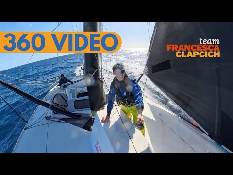 Sail Onboard in 360° with Francesca – Transat Café L’OR Highlights