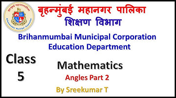 Class 5 mathematics Angles part 2 by BMC Edu VTCteacher Sreekumar T