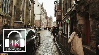 Edinburgh, Scotland  🏰 Virtual Walking Tour on Busy Afternoon 🎥 4K