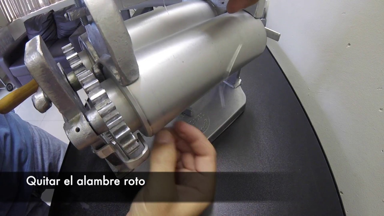 Instalación de Alambres para Tortilladora Gonzalez