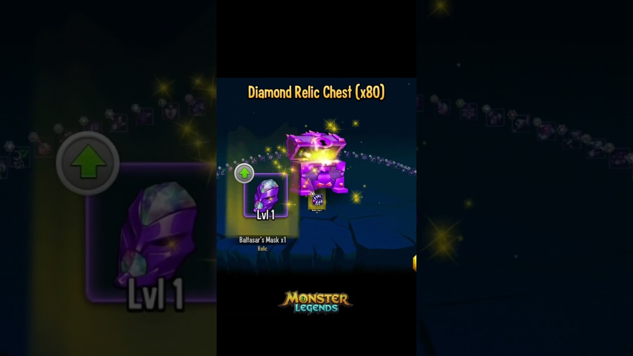 81 Diamond Relic Chest Opening (Monster Legends) 
