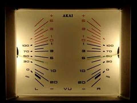 This video is showing the AKAI CS-M01 compact cassette deck's VU Meter in action. Music: Mito - Droid