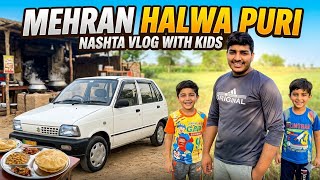 Halwa Puri Nashta 😂 Full Fun Nashta VLOG (With Kids)