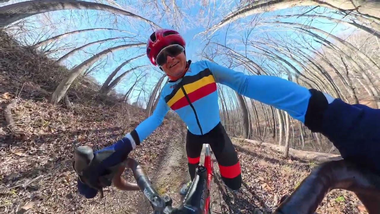 Riding the Magruder trail, Maryland on my Ritchey Swiss Cross.